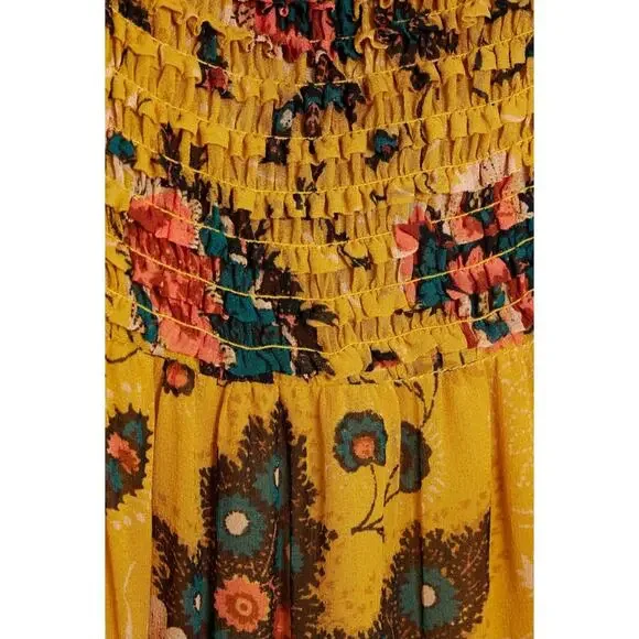NWOT Ulla Johnson Maya Floral Waterlily Midi Dress size 12 - Picture 9 of 13